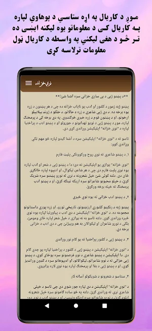 New Treasure - نوې خزانه Screenshot 1