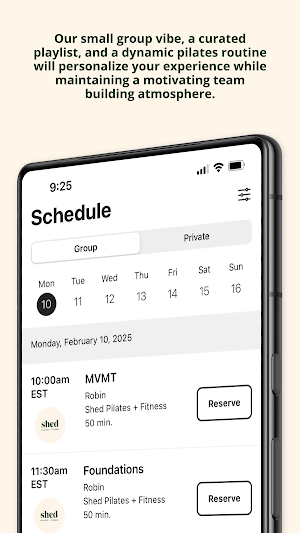 Shed Pilates and Fitness LLC Screenshot 3