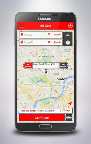 KBCars, Kb Taxis, Kb Cars. Screenshot 1