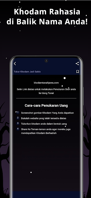 Cek Khodam Tanah Jawa Screenshot 3