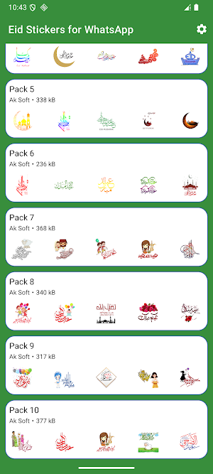 Eid Stickers for WhatsApp Screenshot 1