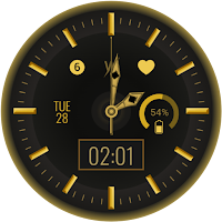 Black Gold Watch Face