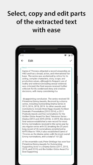 Smart Text Recognizer - OCR - Image to Text Screenshot 3