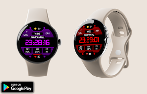 Digital Rotorotor Watch Face Screenshot 2