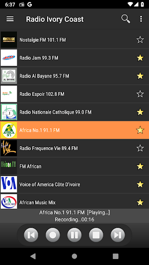 RADIO IVORY COAST : Free Music News Sport Screenshot 3