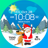 Chester Christmas watch face