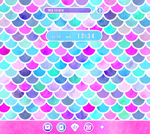 Mermaid Scales Theme Screenshot 0