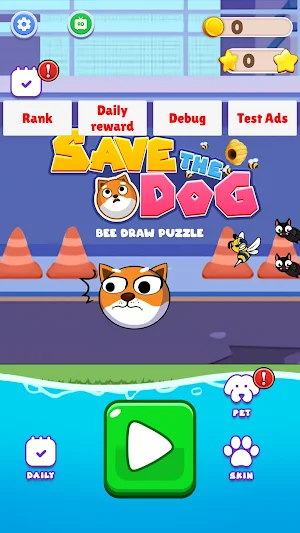 Save Shiba Dog Screenshot 0