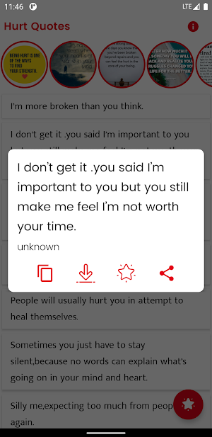 Hurt Quotes and Sayings Screenshot 1