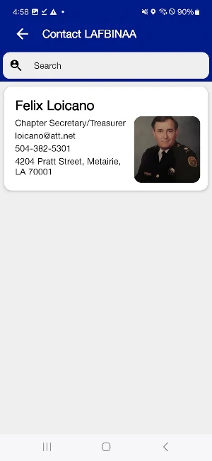 FBINAA- Louisiana Chapter Screenshot 1