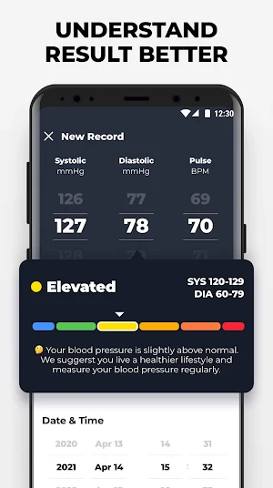 Blood Pressure App - Blood Pressure Monitor Screenshot 2