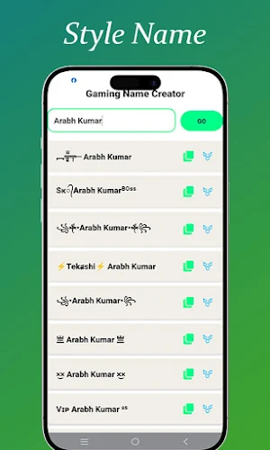 Stylish Gaming Name Creator Screenshot 3