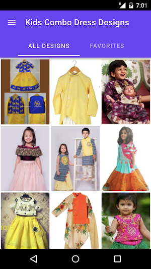 Kids Combo Dress Designs Screenshot 2