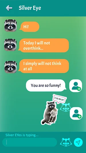 Raccoon Prank Call & Chat Screenshot 1