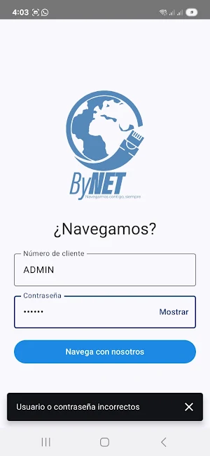 ByNET App Screenshot 0