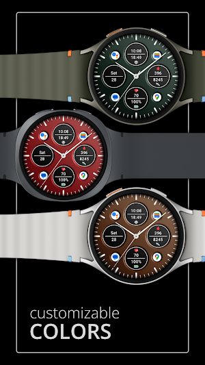DADAM127: Analog Watch Face Screenshot 1