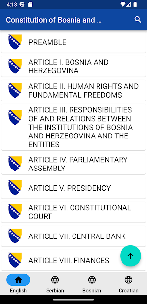 Constitution of Bosnia Screenshot 0