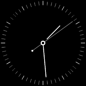 Plain Black Watch Face Screenshot 0