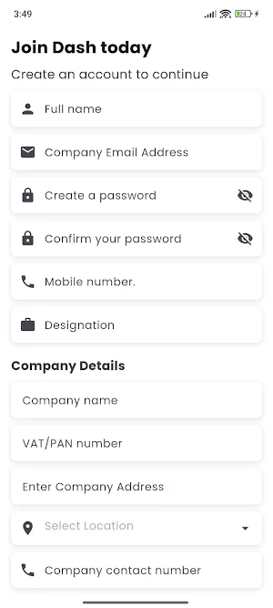 Dash Logistics Screenshot 1
