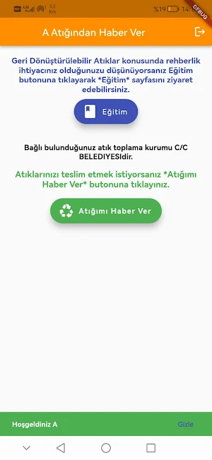 Atığından Haber Ver Screenshot 0