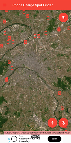 Phone Charge Spot Finder Screenshot 1