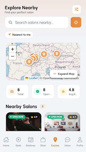 Klipp — Salon Booking Screenshot 2