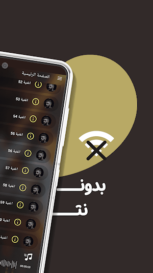 اغاني أحمد كامل بدون نت|كلمات Screenshot 0