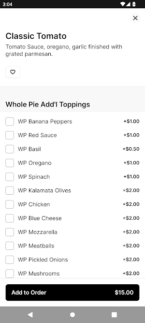 Biga Wood Fired Pizzeria Screenshot 2