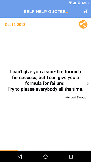 Self Help Quotes Screenshot 1