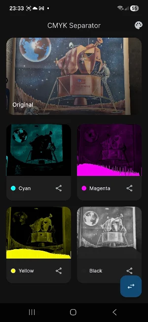 CMYK Color Separator Screenshot 2