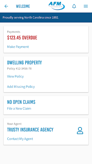 Alamance Farmers Mutual Screenshot 0