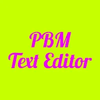 PBM Text Editor