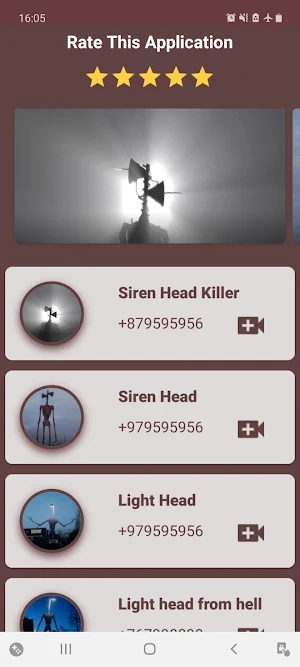 Siren Head & Light Head Call Prank Screenshot 1
