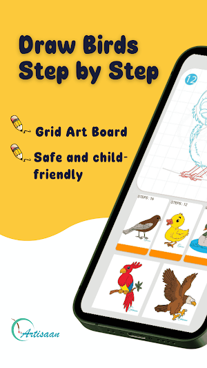 draw birds step by step Screenshot 0