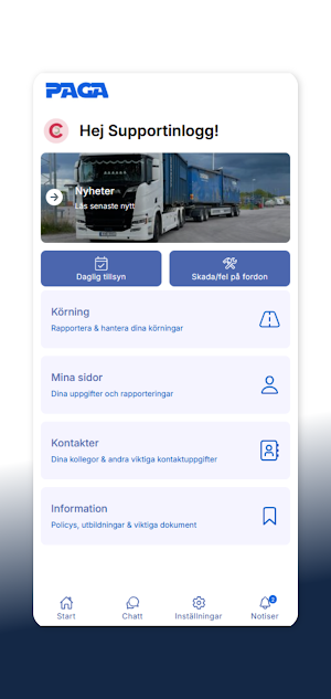 Paga Miljö & Transport AB Screenshot 0