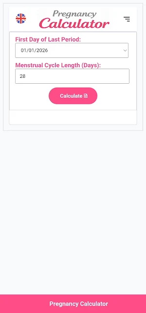 Pregnancy Calculator Screenshot 1