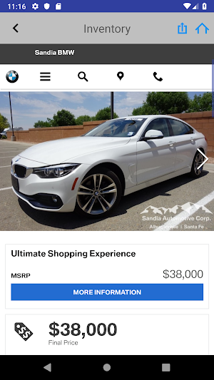Sandia BMW Screenshot 3