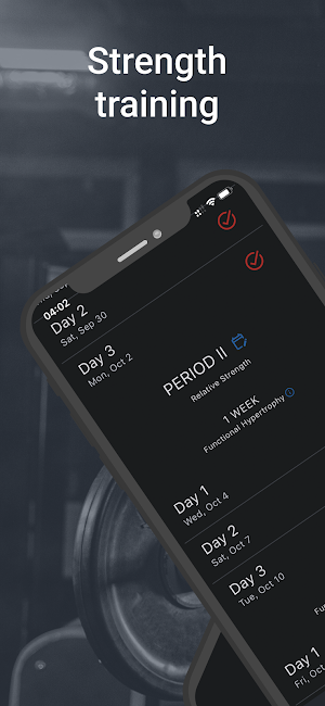 SMART IRON Gym Routine Tracker Screenshot 0