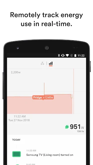 Sense Home Energy Monitor Screenshot 1