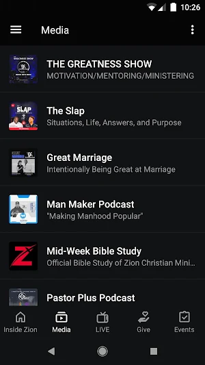 Zion Christian Ministries Screenshot 1