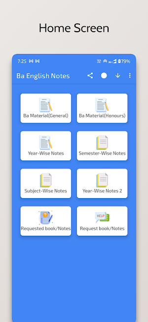 Ba English Notes Screenshot 0