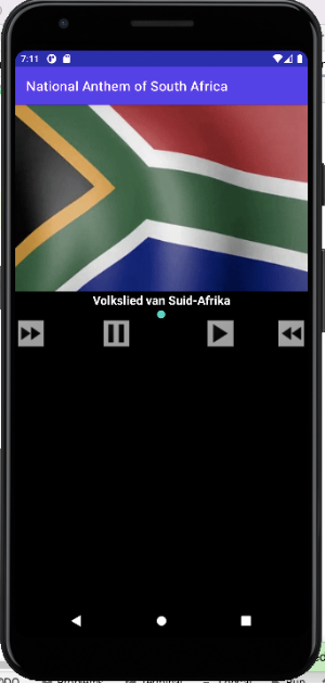 National Anthem of South Africa Screenshot 1