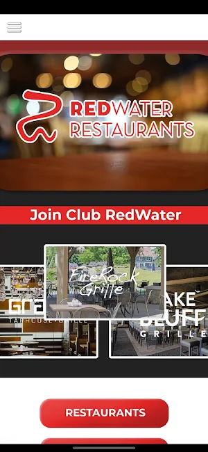 RedWater Restaurant Group Screenshot 0
