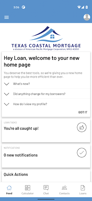 Texas Costal Mortgage Screenshot 0