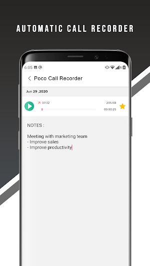 Poco Call Recorder Screenshot 2