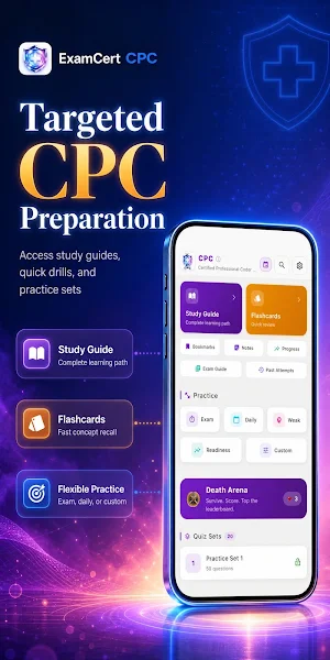 CPC Prep 2026 ® ExamCert Screenshot 1