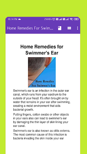 Home Remedies For Swimmer’s Ear Screenshot 1