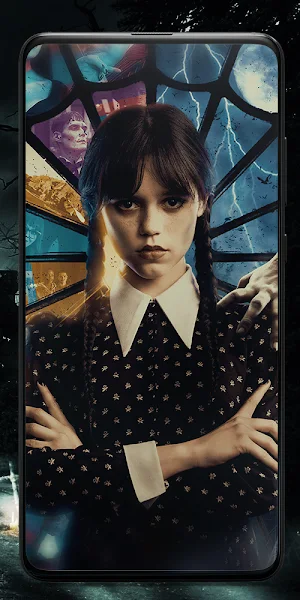 Wednesday Addams Wallpaper 4K Screenshot 3
