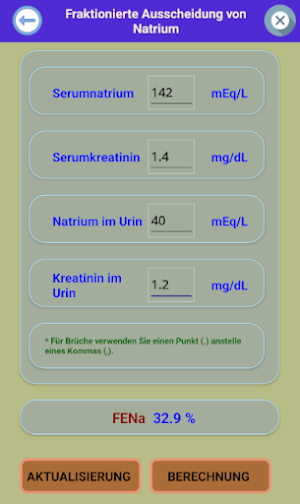 Renal Calculator Screenshot 2