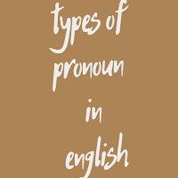 types of  pronoun